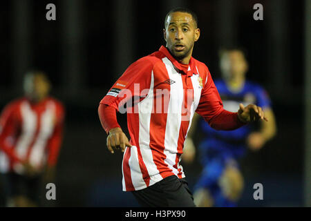 Michael Spencer von AFC unterstützt - AFC unterstützt Vs Kingstonian - Ryman League Premier Division Fußball Stadion, Upminster Bridge, Essex - 16.11.13 Stockfoto