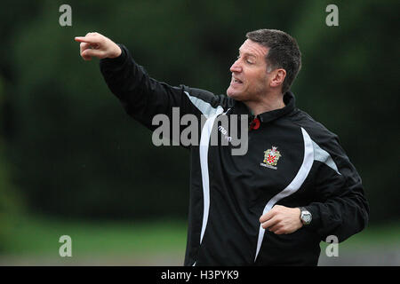 AFC unterstützt Manager Jim McFarlane - AFC unterstützt Vs Tonbridge Angels - Ryman League Premier Division Fußball im Stadion - 13.11.10 Stockfoto