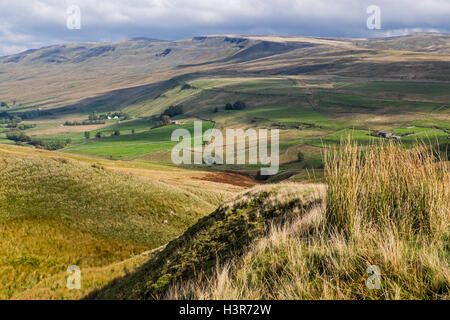 Mallerstang Rand in den Yorkshire Dales von Aisgill Moor Stockfoto