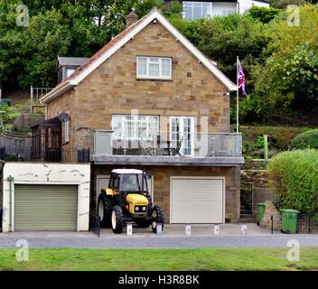 Bauernhof Traktor. Stockfoto