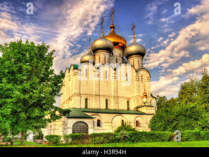 Smolensk Kathedrale der Nowodewitschi-Kloster, dem UNESCO in Moskau Stockfoto