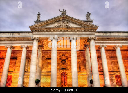 Den irischen Houses of Parliament in Dublin Stockfoto