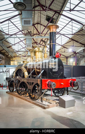 Replik einer wichtigen historischen Breitspur Dampf Lok NORTH STAR 1923 gebaut jetzt in Swindon Steam museum Stockfoto