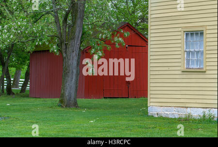 Unsere, Kentucky: Ansichten von der Shaker Village von Pleasant Hill Stockfoto