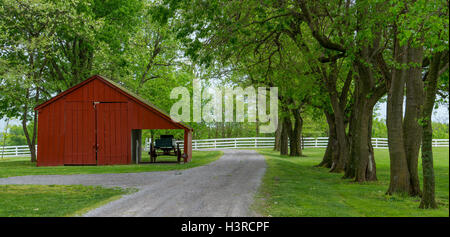 Unsere, Kentucky: Ansichten von der Shaker Village von Pleasant Hill Stockfoto