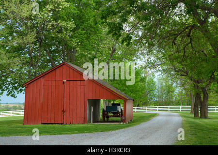 Unsere, Kentucky: Ansichten von der Shaker Village von Pleasant Hill Stockfoto