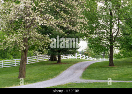 Unsere, Kentucky: Ansichten von der Shaker Village von Pleasant Hill Stockfoto