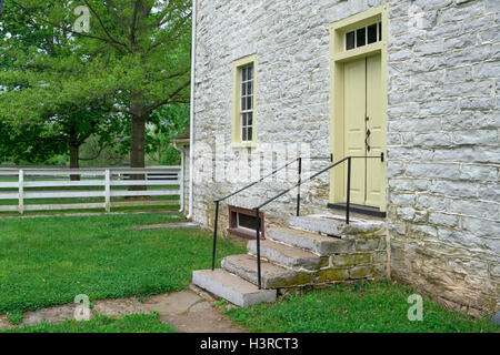 Unsere, Kentucky: Frühling Ansichten der Shaker Village of Pleasant Hill Stockfoto