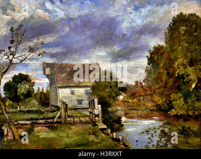 Mühle am Fluss Stour John Constable 1776 London England Stockfoto