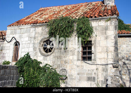 Budva, Montenegro - The Santa Maria in Punta Kirche (9. Jh.) Stockfoto