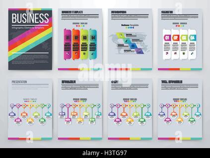 Modernen Infografik-Vektor-Konzept Stock Vektor