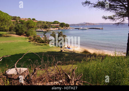 Palau, Sardinien. Strand Cala Capra Stockfoto