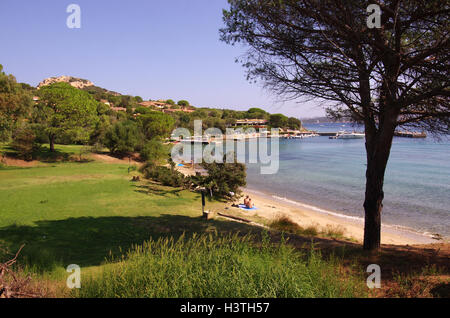 Palau, Sardinien. Strand Cala Capra Stockfoto