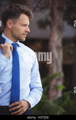 Nahaufnahme der Geschäftsmann Stockfoto