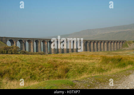 Ribblehead-Viadukt, Yorkshire, England Stockfoto