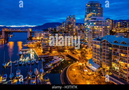 Vancouver ist die bevölkerungsreichste Stadt in der kanadischen Provinz British Columbia. Stockfoto