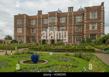 Doddington Hall und Gärten, Doddington, Lincolnshire, England Stockfoto