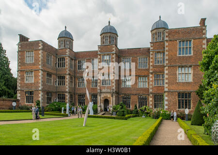 Doddington Hall und Gärten, Doddington, Lincolnshire, England Stockfoto