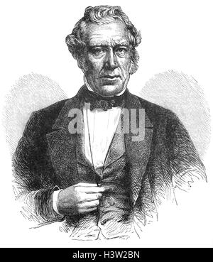 Sir William Fairbairn, war 1. Baronet Ardwick (1789 – 1874), ein schottischer Bauingenieur und Tragwerksplaner. Er war bekannt für seine unkonventionelle Herangehensweise an Brücken und diversifiziert in Eisenbahn Motor Kessel und Schiffbau. Stockfoto