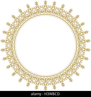 Moderne Runde Blumenrahmen Stockfoto