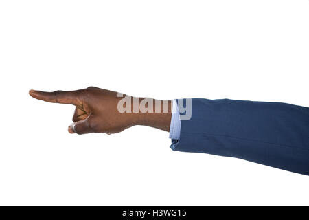 Hand-Zeigefinger Stockfoto