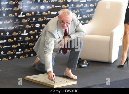 Monaco, Monaco. 11. Oktober 2016. Monaco, 11. Oktober 2016: Golden Foot Hublot Fußball Auszeichnungen im Yacht Club Monaco mit Claudio Ranieri | Verwendung Weltweit © Dpa/Alamy Live-Nachrichten Stockfoto