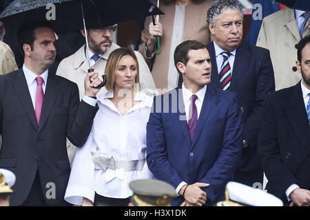 Madrid, Madrid, Spanien. 12. Oktober 2016. Albert Rivera besuchte die Nationalfeiertag Militärparade am 12. Oktober 2016 in Madrid, Spanien. Bildnachweis: Jack Abuin/ZUMA Draht/Alamy Live-Nachrichten Stockfoto