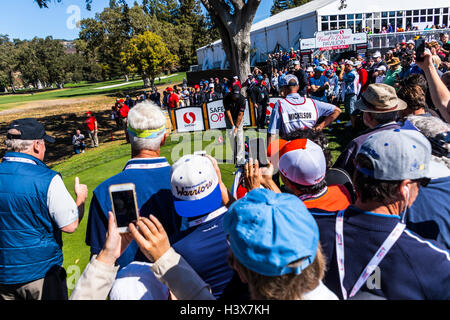 Phil Mickelson an der Safeway Öffnen in Napa, Kalifornien Mittwoch, 12. Oktober während der pro-am-Runde Stockfoto