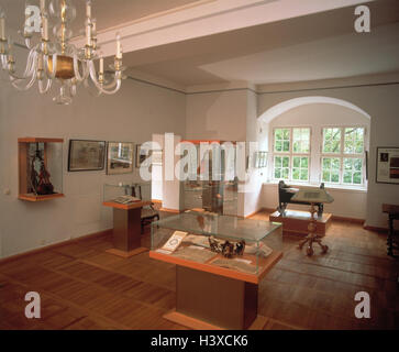 Deutschland, Sachsen-Anhalt, Schloss Köthen, Bach-Museum mit Werbl. Verwenden Sie zusätzliche Gebühr 500 DM Sperre, Köthen, Bach-Museum, Museum, innen, Johann Sebastian Bach, Stockfoto