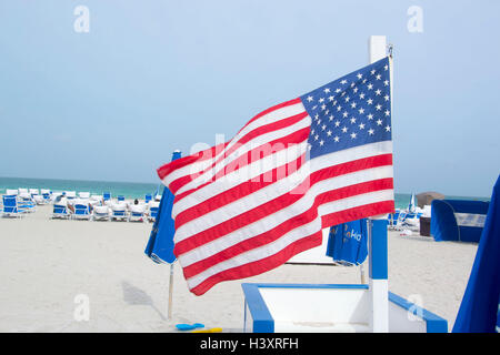 Vereinigte Staaten von Amerika, Fahne, isoliert, USA Stockfoto