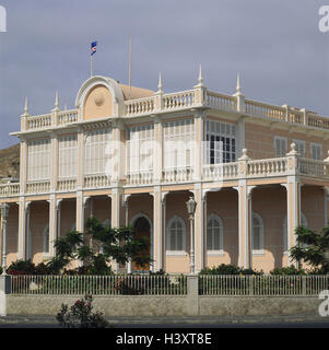 Kap-Verde Inseln, Island, São Vicente, Mindelo, Palazzo Presidenziale, Kap Verde, Kapverden, Barlavento, Palast, Rathaus, Regierungsgebäude, Gebäude, draußen Stockfoto