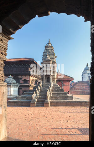 Siddhi Lakshmi Tempel am Durbar Square, Bhaktapur, Nepal Stockfoto