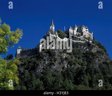 Österreich, Carinthia, hohe Ostern Witz, Berg, Ritter der Burg, im Jahre 1570-86, Europa, Republik, Südösterreich, Bundesland, Kalkgestein, Hill, Galle, Schloss, Schlosspark, Festung, Struktur, Gebäude, Sehenswürdigkeit, Kultur, Stockfoto