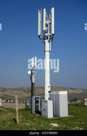 Mobilfunkmasten, Sendemast, Kommunikation Antenne Antennen Stockfoto