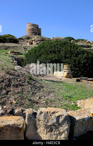 Tharros, Sardinien, Italien Stockfoto