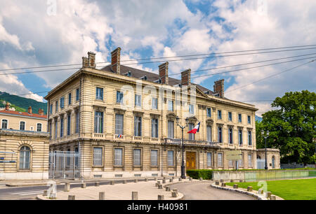 Aufbauend auf der Place de Verdun in Grenoble - Frankreich Stockfoto