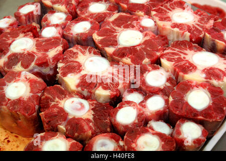 Rindfleisch-Ende der Ochsenschwanz Stockfoto
