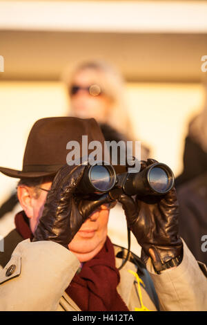 Bei Wincanton Pferd Rennen course,Somerset,England,U.K.,Europe. Stockfoto