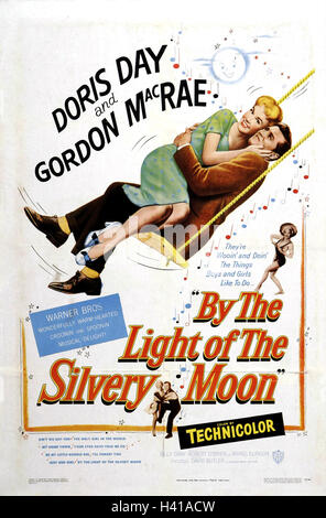 DURCH das Licht von der SILBRIG Mond 1953 Warner Bros musical-Film mit Doris Day und Gordon McRae Stockfoto