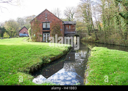 Froghall Wharf, Caldon Canal, Froghall, Stoke-on-Trent, Staffordshire, Mitarbeiter, England, Großbritannien Stockfoto