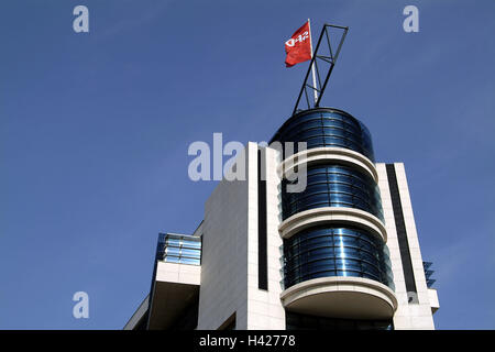 Deutschland, Berlin, Willy Brandt-Haus, Detail, Europa, Hauptstadt, Berlin, cross-Mountain, Wilhelmstraße, Stresemannstraße, Bürohaus, Bürogebäude, Gebäude, SPD-Seite Zentralstelle, SPD zentrale, SPD, Struktur, Architektur, Wirtschaft, Politik Stockfoto