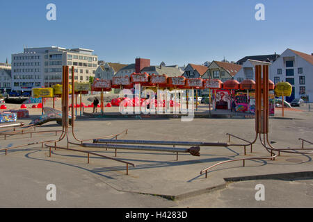 Geopark, ein bunte städtischer Spielplatz gebaut aus Recyclingmaterialien aus Öl-Industrie neben dem Öl-Museum in Stavanger Stockfoto