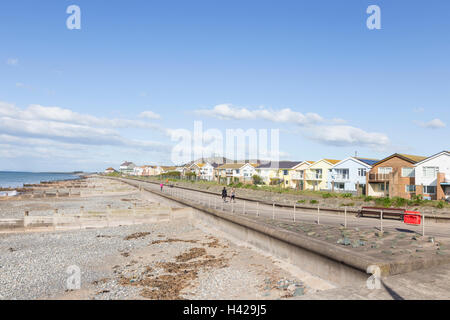 Strand von Borth (Y Borth), Ceredigion, Mid Wales, UK Stockfoto