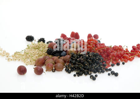 Beeren, verschiedene, Stockfoto