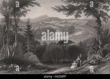 Inverness. Schottland. PURSER c1840 alt antik Vintage print Bild Stockfoto