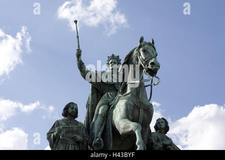 Bluten, Denkmal König Ludwig i., Stockfoto