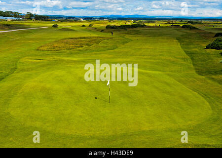 Grüns von St. Andrews Links Golf Course in St Andrews, Fife, Schottland, Vereinigtes Königreich Stockfoto