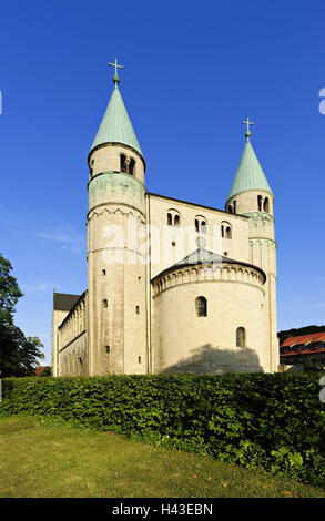 Deutschland, Sachsen-Anhalt, Gernrode, Stiftskirche St. Cyriakus, Stockfoto