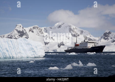 Antarktis, Südpolarmeer, Forschung Schiff Polar Pioneer, Stockfoto