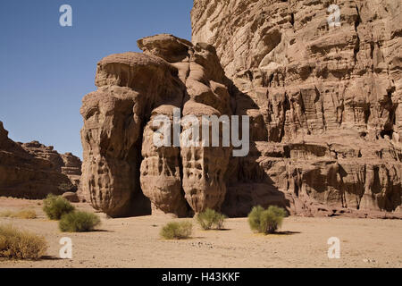 Saudi Arabien, Provinz Tabuk, Hisma Bergwelt, Stockfoto